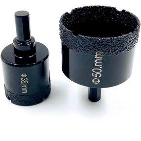 5/8PCS 20-50mmDiamond Brazed Core Dry Drill Bit For Porcelain Tiles Marble Glass Granite Hole Cup Cutter Accessories Cutting(8PCS 20-50mm)