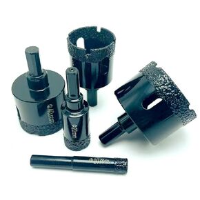 Diamond Brazed Core Dry Drill for Porcelain Tiles Marble Crowns Glass Granite Hole Cutter Accessories Drill Bit Tools 1Pcs(20mm)