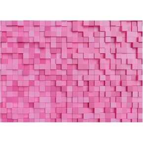 7X5FT Pink Cube Photography Backdrop 210x150cm Party Photo Background Birthday Celebration Decorations BY360