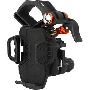 3-Axis Universal Mobile Cell Phone Mount for Astronomical Telescope Spare Parts Accessories, Black