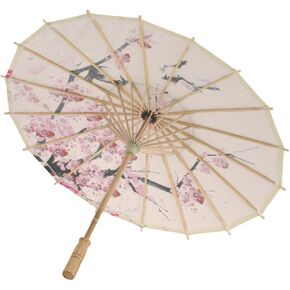 VANZACK 1Pc Handmade Style Decorative Oil Paper Stage Umbrella for Photography Fine Workmanship Traditional Design Present for Friends