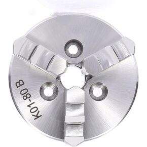 مجموعة تشاك ذاتية 4 بوصات 4 بوصة من K01-80B 80mm 3 "3 الفك دليل Mini Mini Chuck يمكن عكسها ل CNC مع خيط × 8 بوصة × 8TPI