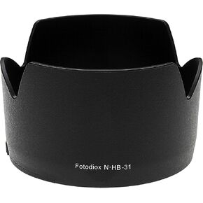 استبدال غطاء العدسة Fotodiox لـ HB-31 متوافق مع AF-S 17-55mm /2.8g عدسة IF-ED
