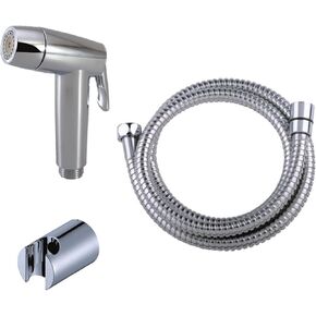 Handheld Bidet Sprayer for Toilet ABS Portable Baby Cloth Diaper Sprayer Hand Held Toilet Bidet Sprayer Head with Bidet Hose, for Feminine Wash, Pet Washing, Easy to Install(1.5m Hose)