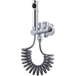 Handheld Bidet Sprayer Baby Cloth Diaper Sprayer Portable Hand Held Toilet Bidet Sprayer Head with Bidet Hose and Bracket, for Feminine Wash, Pet Washing, Easy to Install(White)