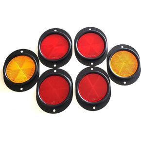 PB الأسود الأسود العاكس Kit 6 PCS مع أجهزة متوافقة مع HMMWV M1078 M1123 M998 H1 M1083