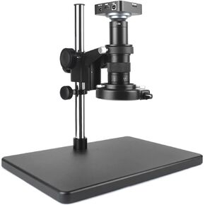 38MP 2K HDMI USB Industrial Electronic Digital 180X 300X Video Microscope Camera Set Fo Phone PCB SMD CPU Soldering Watch Repair(with 10 Monitor,300X)