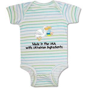 Cute Rascals Baby Bodysuit Made in The Usa with Ukrainian Ingredients Boy & Girl Baby Clothes Cotton