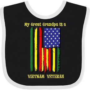 inktastic My Great Grandpa Is a Vietnam Veteran Baby Bib