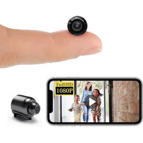 【Free 64G】 Smallest Wireless WiFi IP Camera,HD1080P Spy Camera,Mini Camrea with Video Recording Live Feed,Baby Monitor with Night Vision,Motion Detection,Cloud Storage for Security with iOS/Android