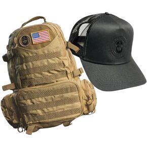 Dad Diaper Bag, Mens Diaper Bag Backpack with 4 Removable Patches, Laundry/Diaper Bag, Bag For Men, Diaper Organizer, Tactical Baby Gear, Baby Gear