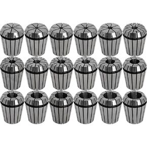 19 pc ER-16 Collet Set, 3/32" to 3/8" Collet Sizes