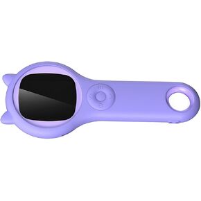 100x‑500x Pocket Microscope for Kids with LCD Screen, 8 LED Lights, USB Connect to PC, HD Photo & Video, 2MP Camera, 500x Magnification (Purple)