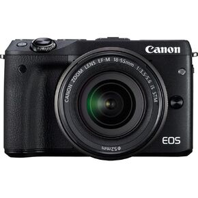 Canon EOS M3 Mirrorless Camera Kit with EF-M 18-55mm Image Stabilization (is) STM Lens - Wi-Fi Enabled (Black)