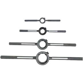 4 Pieces Set Round Stock Die Handle 13/16", 1", 1-1/2", 2" with Knurled Handle for Non-Slip Grip – Die Holder Stock Wrench