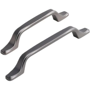 6 Pcs Wardrobe Door Pull Cupboard Drawer Handle Cabinet Furniture Closet Handles Kids Room Furniture Handle Cabinet Knobs - (Color: Gray, Size: Hole Distance 128 mm)
