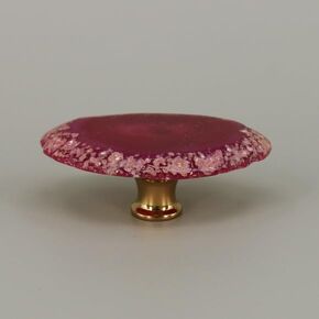 1PC Natural Agate Stone Threat Fairbs Knobs Consery Dresser خزانة خزانة خزانة مزخرفة - (اللون: D)