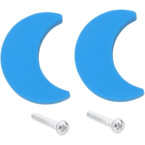 Gadpiparty 2 Pcs Bumping Cartoon Handles Boys and Girls Cabinet Knobs Soft Rubber Pull Handles Star Shape Door