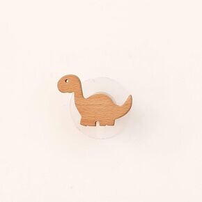 Cabinet door handle children's room creative cute little dinosaur cabinet door handle childlike drawer handle solid wood handle - (Color: C)