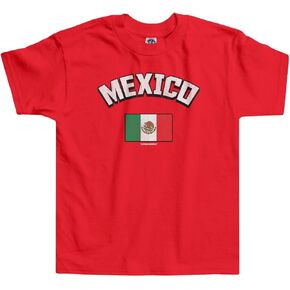 Threadrock Little Boys' Mexico Mexican Flag Toddler T-Shirt