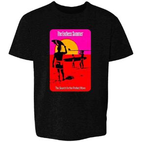 Pop Threads The Endless Summer Movie Surfing Surfer Retro 60s Baby Toddler Kids Girl Boy T-Shirt