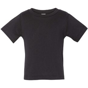 Bella Canvas Infant Jersey Short Sleeve T-Shirt 12-18MOS Black