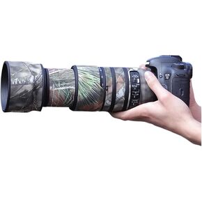CHASING BIRDS Camouflage Waterproof Lens Coat for Sigma 100-400mm F5-6.3 DG OS HSM Rainproof Lens Protective Cover (Reed Camouflage)