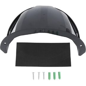 Camera Shade Cover, Camera Rain Cover with Multiple Holes 11.02 * 8.27 * 5.91in Ring Camera Cover for Surveillance Camera (Black)