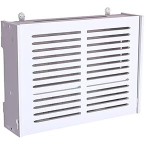 Router Storage Box,WiFi Router Storage Box Bracket Wall Mount Cable Manager Box Power Board Protector Concealer Box/Bianco/42 * 31 * 11Cm