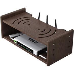 Router Storage Box Router Fences Wall Shelf WiFi Router Storage Box Wireless WiFi Router Shelf Wall Mount Floating Shelf Desktop Storage Box