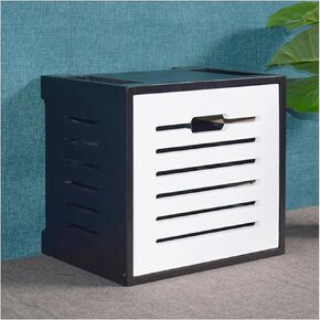 Router Shelf Wall Mount WiFi Router Storage Box, Wall Shelf WiFi Storage Box Cable Organizer Box Power Strip Protector Hider Desktop Storage Box Wall Mount