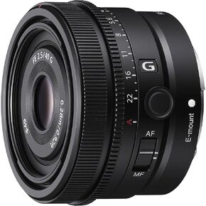 Sony FE 40mm f/2.5 G Full-Frame Ultra-Compact G Lens, E-Mount