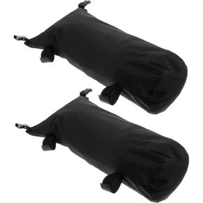 2pcs Heavy Duty Sandbags for Outdoor Canopies Camping and Tents Adhesive Straps Convenient Handle for Easy Movement