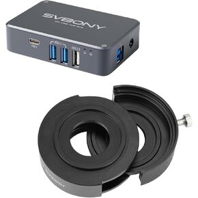 SVBONY SV226 Telescope Filter Drawer, Photographic Filters Drawer with M42-M48 Adapter Bundle with SV241 Astronomy Telescope Power Adapter