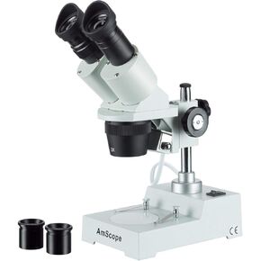 AmScope SE304R-PX Sharp Forward Stereo Microscope 10X-20X-40X