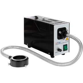 AmScope HL250-BR 150W Fiber Optic Microscope Ring Light Illuminator for Stereo Microscopes