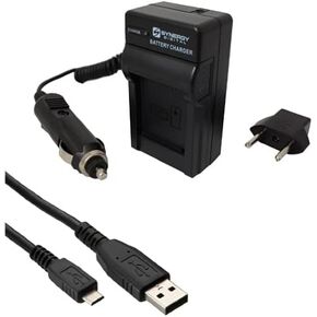Synergy Digital Accessory Kit, Compatible with Panasonic AG-AC30 Full HD Camcorder includes: USBM USB Cable, SDM-118 Charger