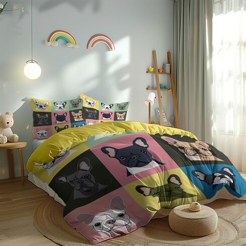 Toddler Duvet Cover 40 X 60 Inches - Tiger Animal, Brushed Microfiber Reversible Comforter Cover, 2 Pieces Soft & Breathable Pure Black Background Bedding Set with 1 Pillow Shams 20 X 30 Inches in Saudi Arabia