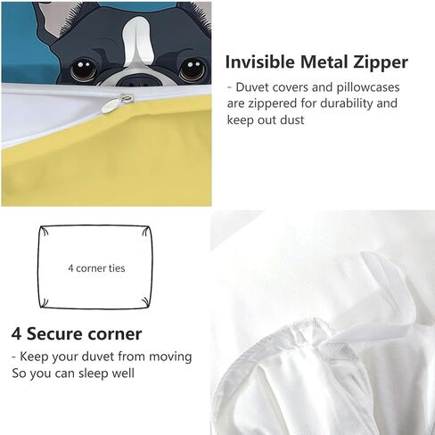 Toddler Duvet Cover 40 X 60 Inches - Tiger Animal, Brushed Microfiber Reversible Comforter Cover, 2 Pieces Soft & Breathable Pure Black Background Bedding Set with 1 Pillow Shams 20 X 30 Inches in Saudi Arabia