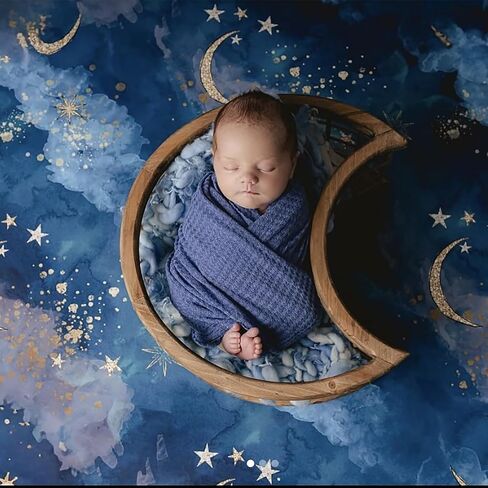 Newborn Photography Props for Baby Boys and Girls Newborn Wraps for Infant Baby Photoshoot Waffle Texture Knit Blanket in Saudi Arabia
