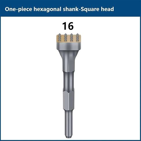 Square Shank Hammer Chisel Drill Bit 1Pcs(Hex 16 Point A) in Saudi Arabia