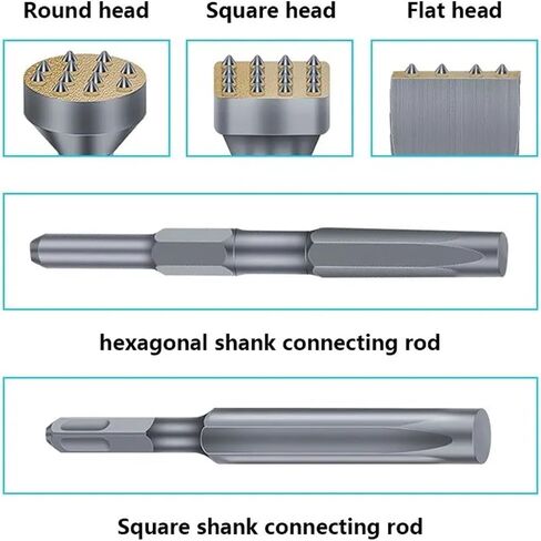 Square Shank Hammer Chisel Drill Bit 1Pcs(Hex 16 Point A) in Saudi Arabia