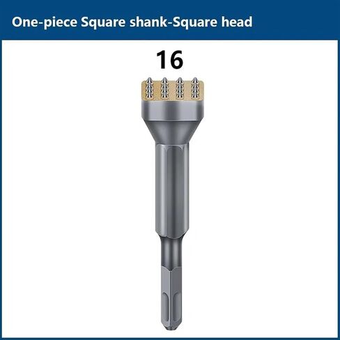 Square Shank Hammer Chisel Drill Bit 1Pcs(Hex 16 Point A) in Saudi Arabia