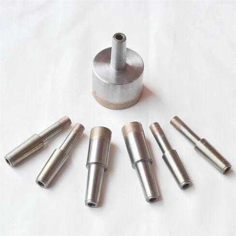 Glass Drill Bits Diamond Hole Cutting Taper Shank Core Bits for Glass Tile Ceramic 1Pcs(34mm) in Saudi Arabia