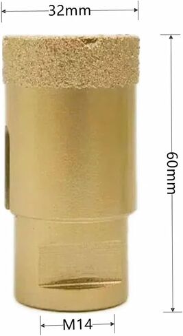 8pcs/9pcs M14 Threaded Diamond Brazed Drill Bit Set(8Pcs No Box) in Saudi Arabia