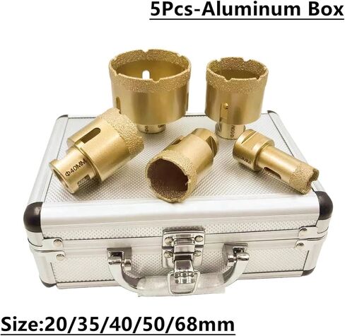 M14 Threaded Diamond Brazed Drill Core Tool 5/6/8 Pcs(Orange) in Saudi Arabia