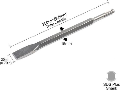 25/40/50mm Chrome Vanadium Steel Electric Hammer Drill Bits Conical Chisel Gouges for Shoveling Cement Wall Brick Wall Rock 1Pcs(Conical) in Saudi Arabia