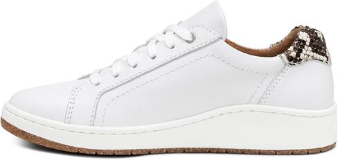 Aetrex Women's Blake Leather Arch Support Orthopedic Sneakers - Neutral Adjustable Lace Up Lightweight Casual Walking Sneakers for Women in Saudi Arabia
