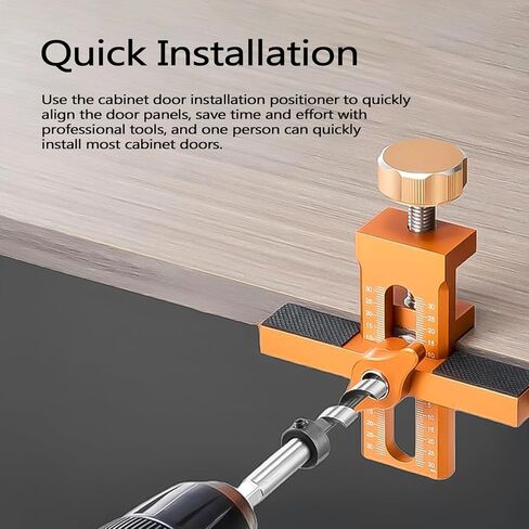 مركز تثبيت باب مجلس الوزراء ، 2 في 1 رقصة التثبيت لأبواب الخزانة ، وأداة تثبيت باب خزانة ألومنيوم قابلة للتعديل بسهولة in Kuwait