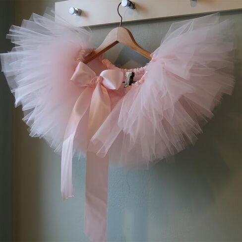 Newborn Tutu Photography Props - Pink Princess Tutu Skirt & Headband - Newborn Girls Photography Outfits in Kuwait